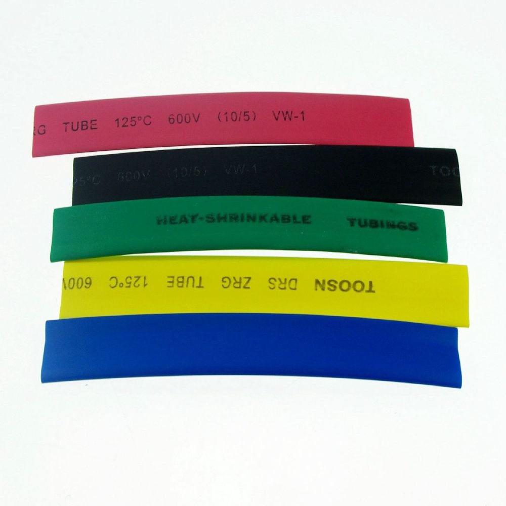 5m 80mm BLACK Inner Diameter Insulation Heat Shrink Tubing Wire Cable Wrap