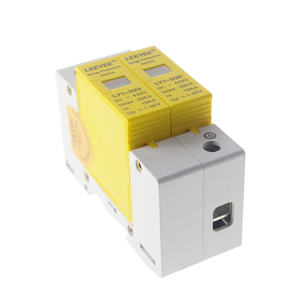 2P 10~20KA Din Rail Surge Protection Lightning Arrester