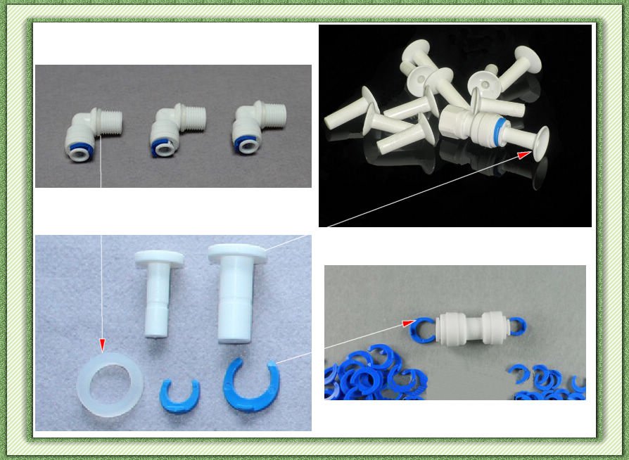Quick Connect Clamp Plug Silica Gel Seals Ro Water System Accessory