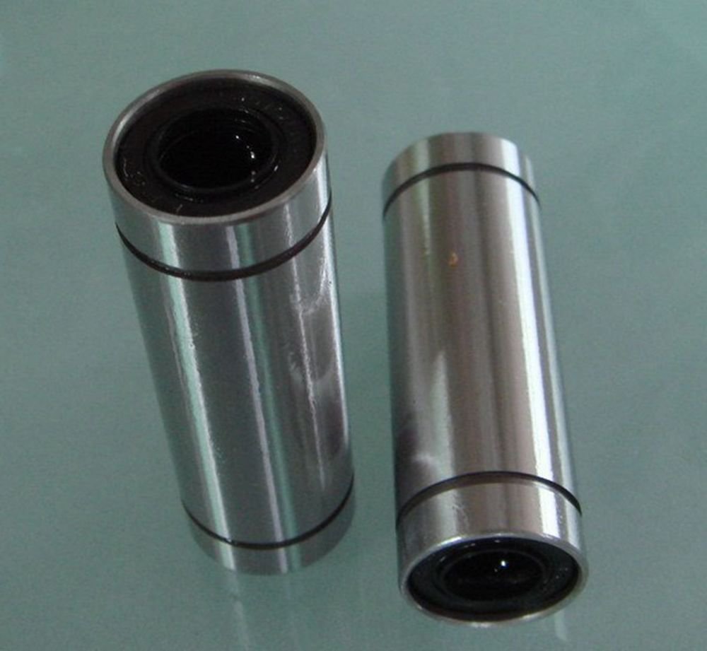 (2) Round Long Type LM 20LUU 20*32*80mm CNC Linear Motion Metal Shield Bearing