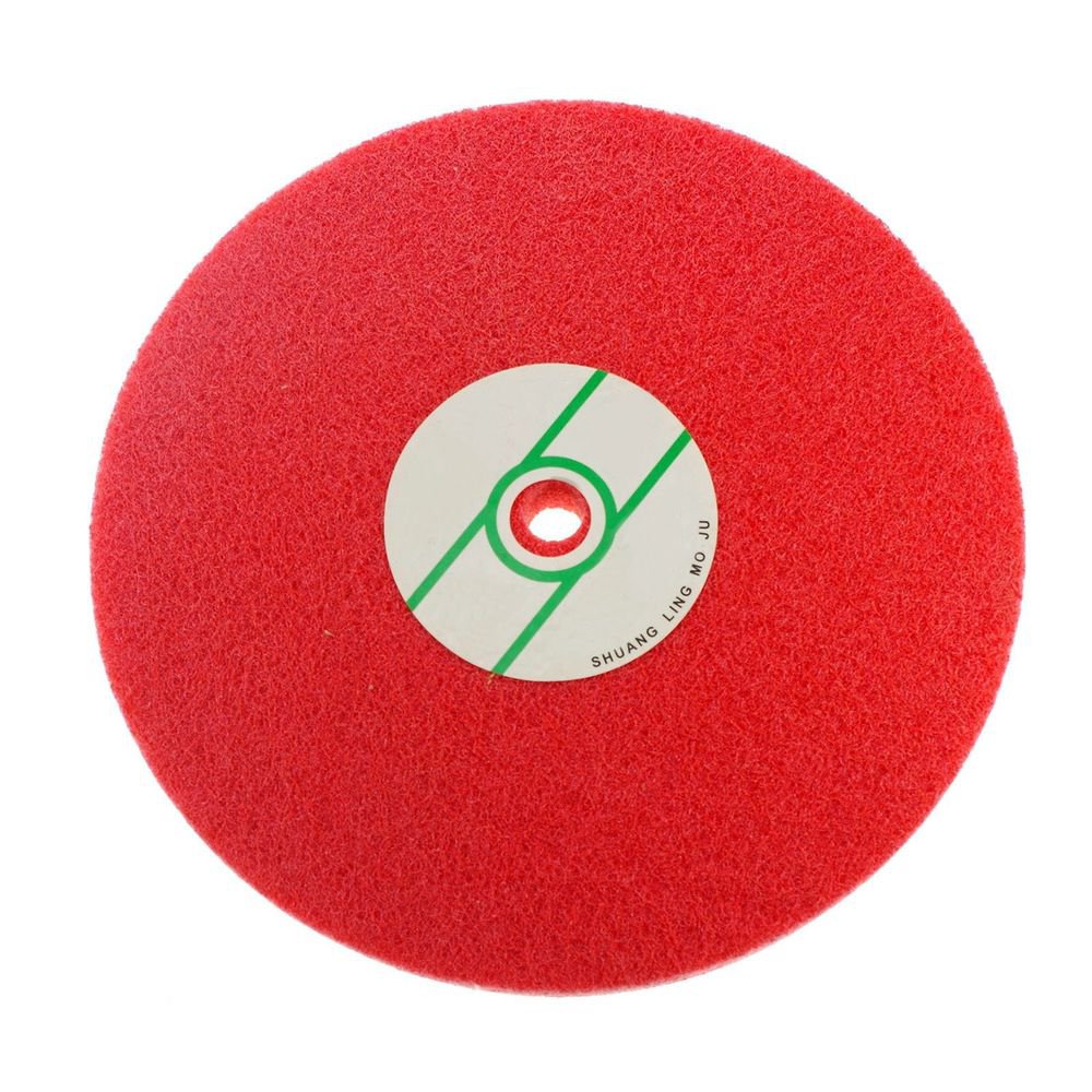 Fiber Polishing Buffing Wheel 180# Grit Nylon Abrasive 200mm Dia 7P Hardness