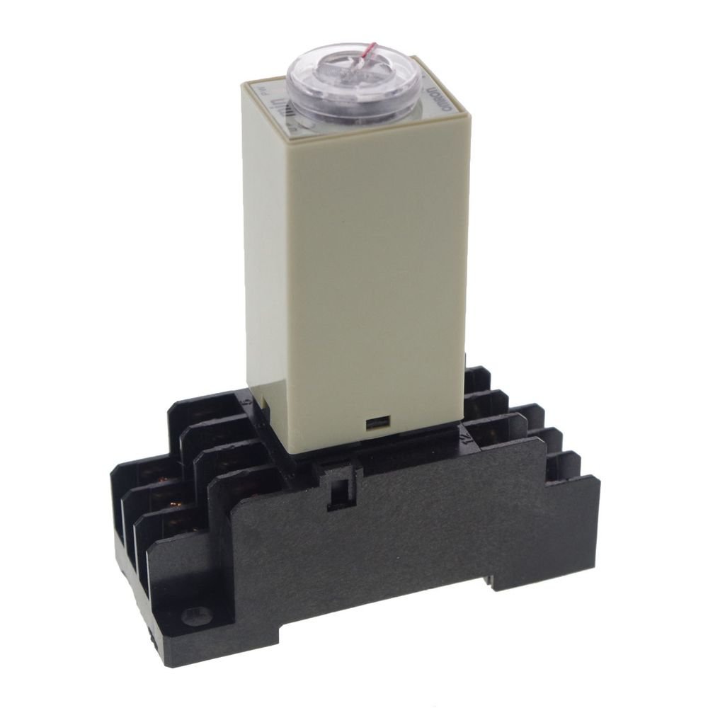 2~60M 110V 3A H3Y-4 Power On 3A Time Delay Relay Solid-State Timer,4PDT Socket