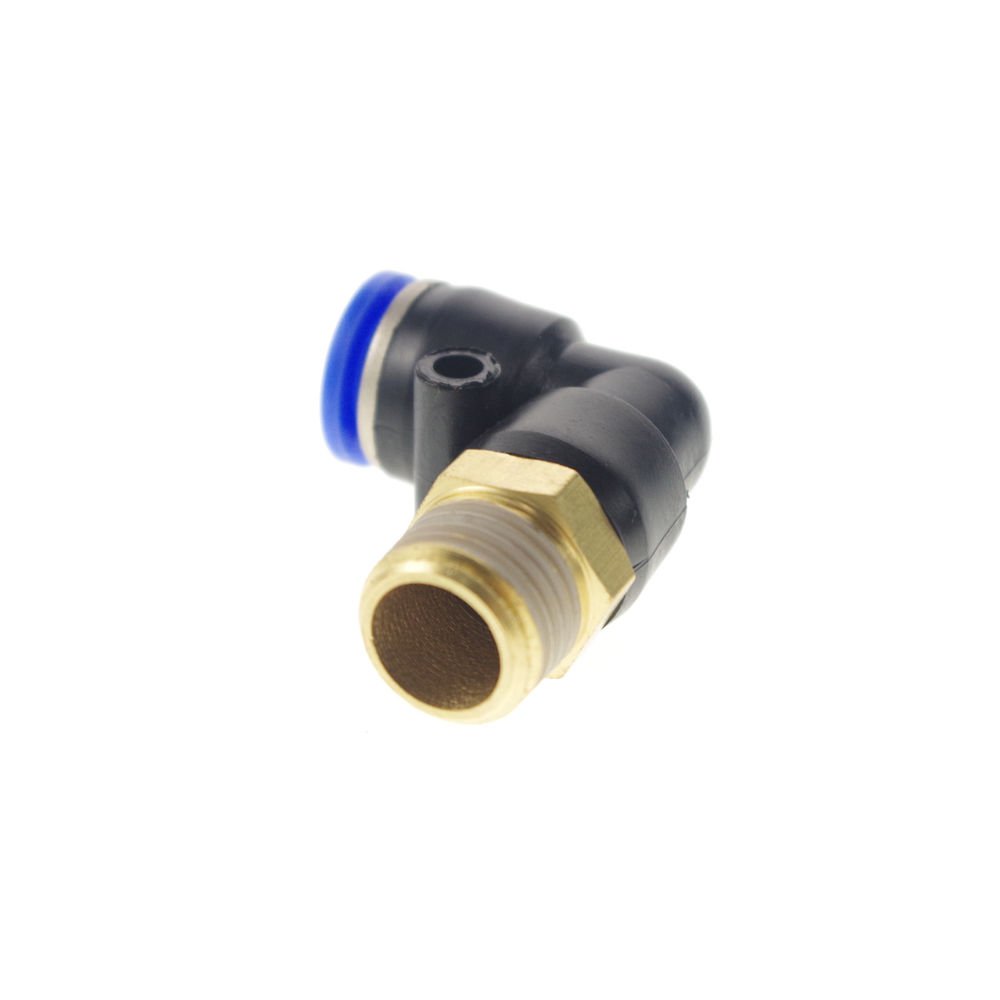 LOT5 Pneumatic Push In Tube Fitting Connector Elbow Union 12mm To Male 1/8" BSP