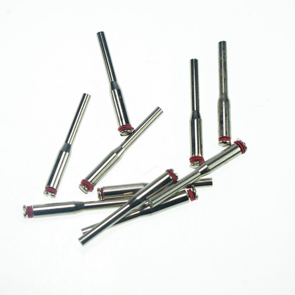 2mm Dia 10 Miniature Mandrel Abrasive Wheel Holder Rotary Type Hobby Woodworking
