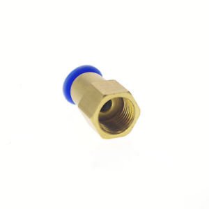 LOT5 One Touch Push In Tube Straight Union Connector Female BSPT 1/8" to 4mm