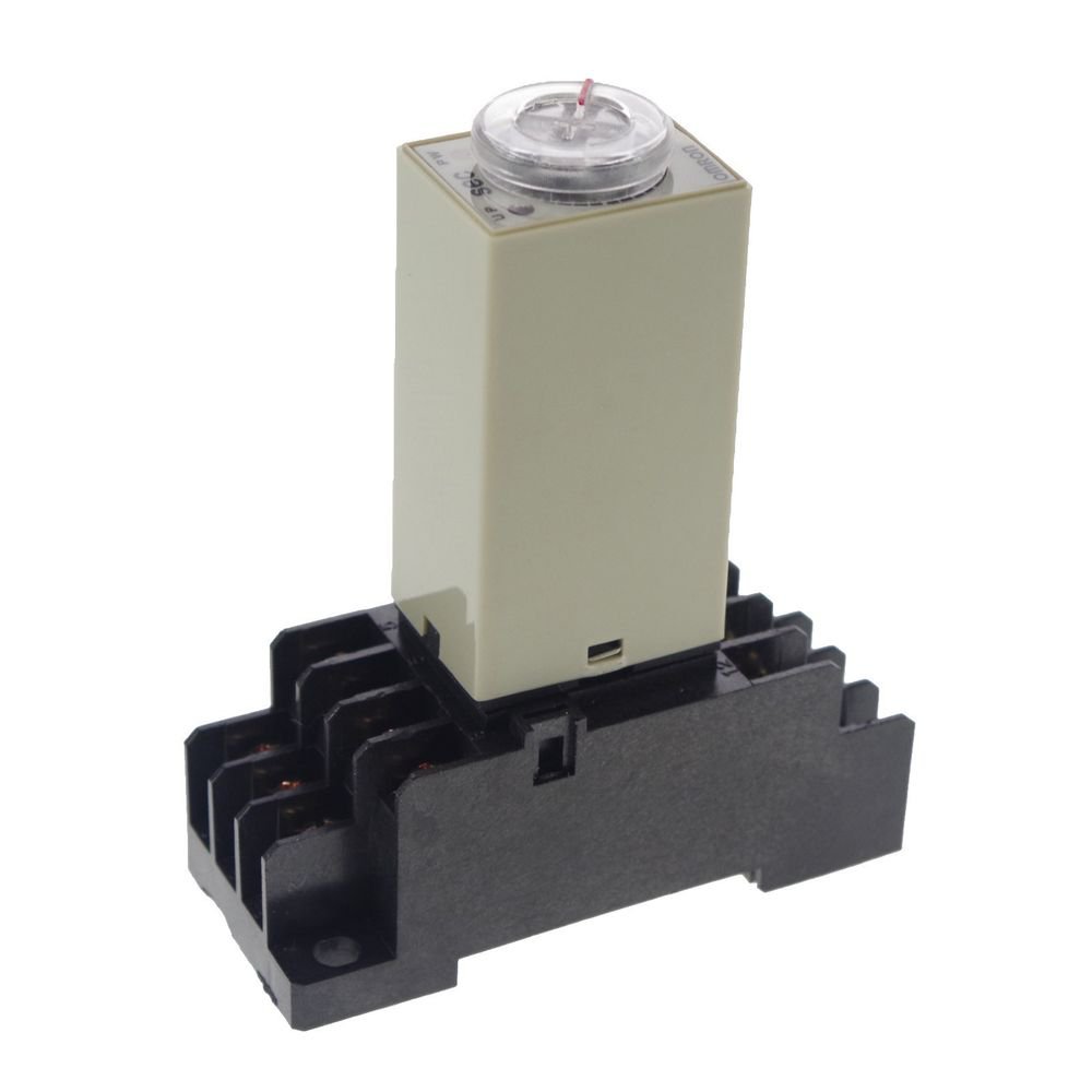 2~60S 220V H3Y-4 Power On Time Delay Relay Solid-State Timer ,4PDT,14Pins&Socket