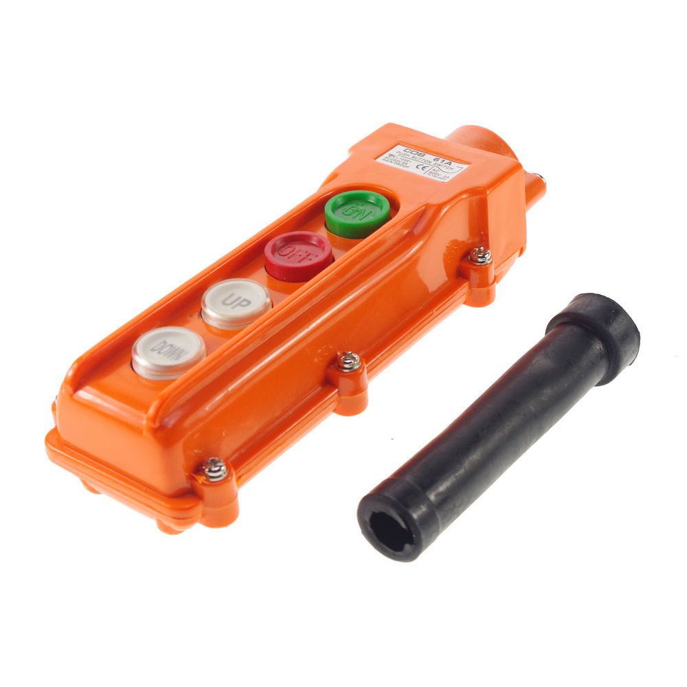 For Hoist & Crane Control Station Push Button Switch UP-Down COB-61A Rainproof