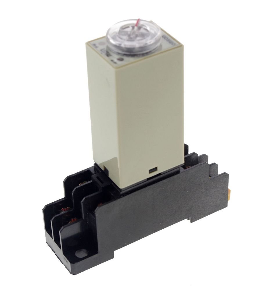 10M 3A 110VAC H3Y-2 Power On 3A Time Delay Relay Solid-State DPDT Socket