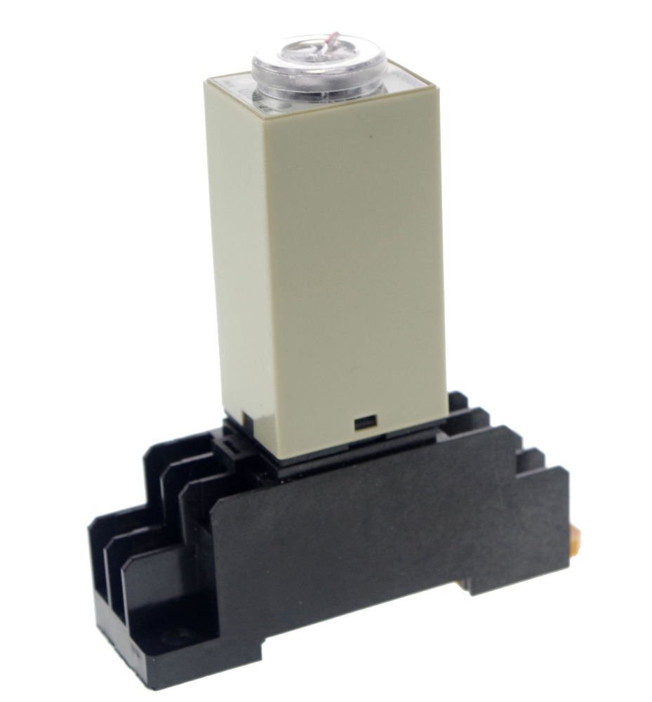 5 MINUTE 3A 12VDC H3Y-2 Power On 3A Time Delay Relay Solid-State DPDT Socket
