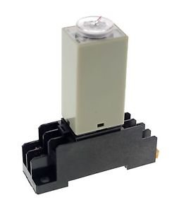 30s 220VAC H3Y-2 Power On 3A Time Delay Relay Solid-State DPDT 8Pins Socket
