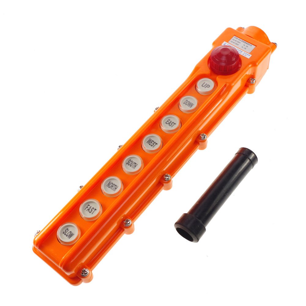 Hoist & Crane Pendant Control Station Push Button Switch Up-Down COB-64H