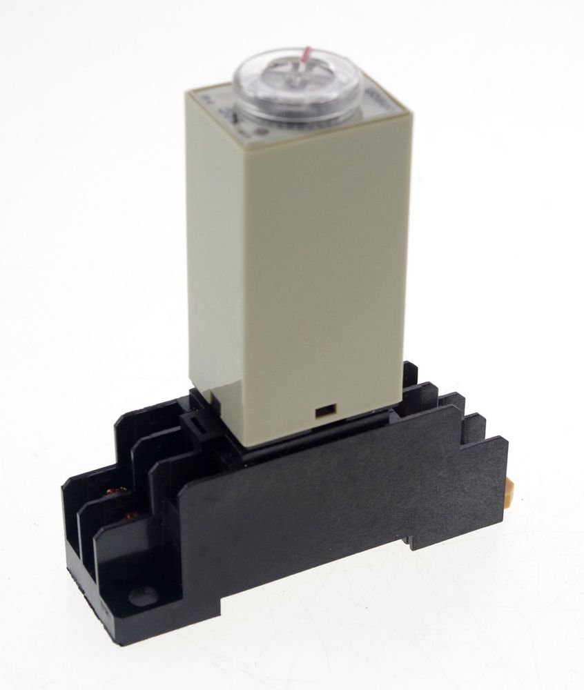 2.0-60S 110V H3Y-2 Power On Time Delay Relay Solid-State Timer DPDT 8Pins&Socket