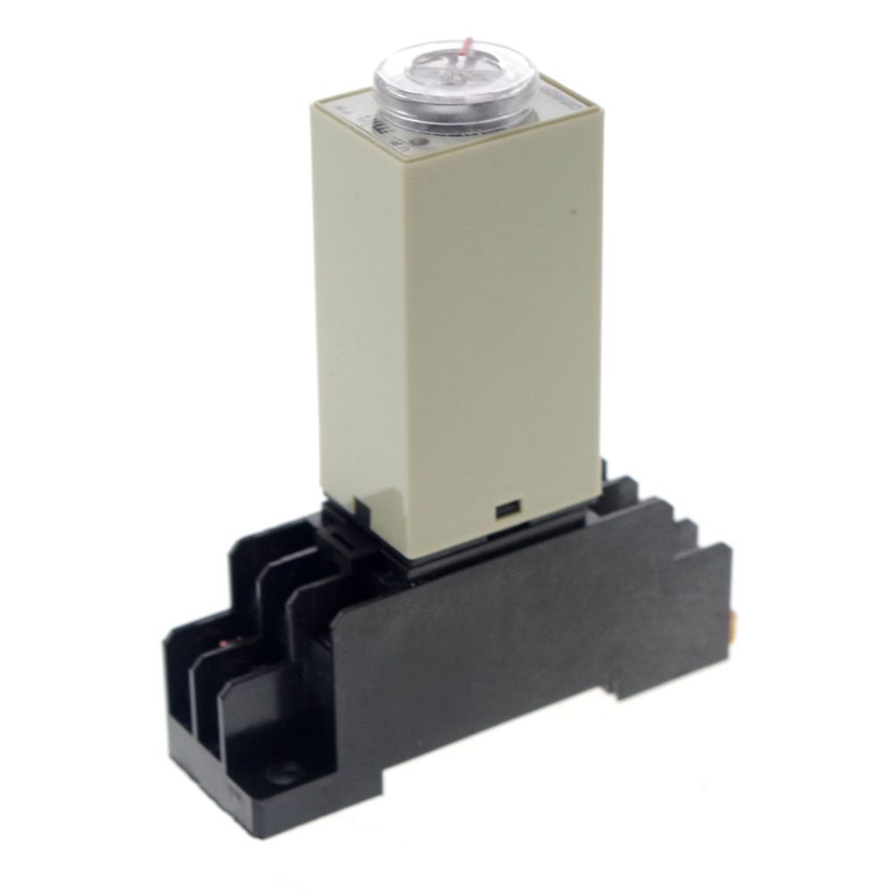 10 MINUTE 12VDC H3Y-2 Power On 3A Time Delay Relay Solid-State DPDT With Socket