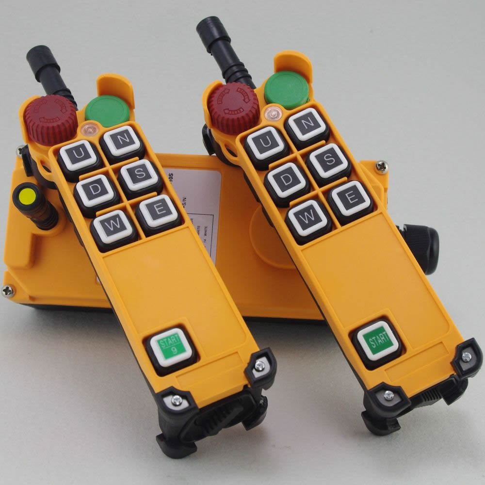 12V 3 Motion 1 Speed 2 transmitters Hoist Crane Remote Controller System E-Stop