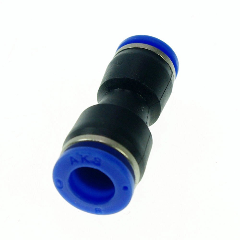 (25) Pneumatic Tube OD 8mm-12mm Straight Jointer Connector Fitting