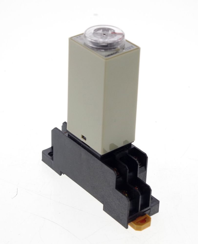 24VDC H3Y-2 Power On 3A Time Delay Relay Solid-State Timer 0.2-5S DPDT Socket