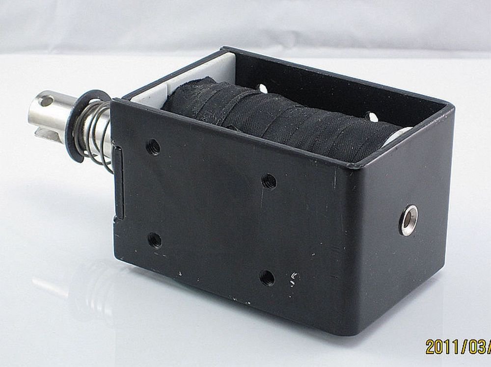 12V 10mm Stroke 6.5kg force Electromagnet Solenoid