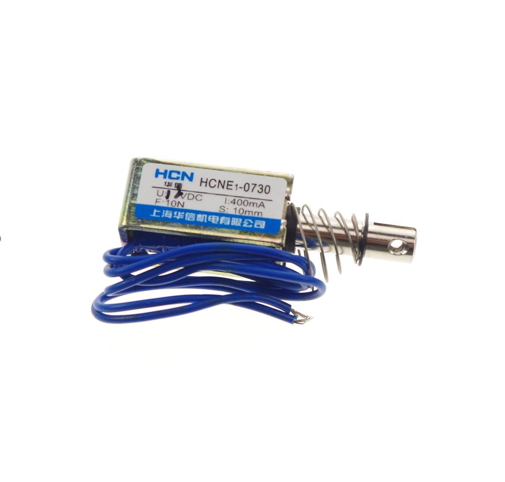 12V 0.7Kg Pull Hold/Release 10mm Stroke Force Electromagnet Solenoid Actuator