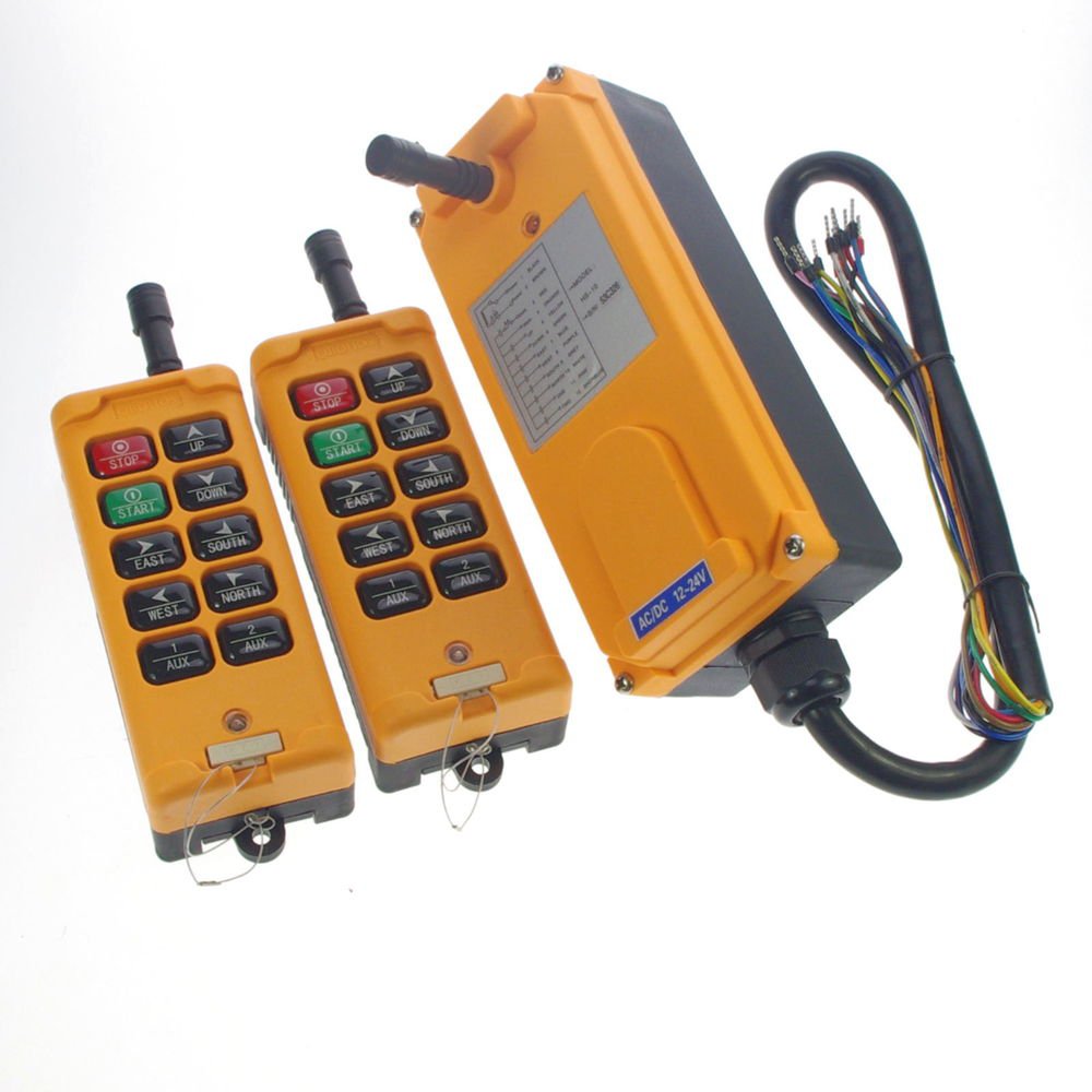 10 Voltages For Choose 4 Motion 1 Speed Hoist Crane Remote Controller System