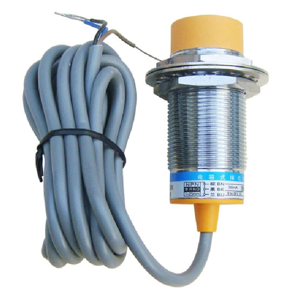DC6-36V 1-20mm Cylindrical Inductance Proximity Sensor Approach Switch NPN NO