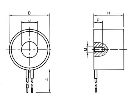 24V 30mm 22LB 10kg Holding Electromagnet Lift Solenoid