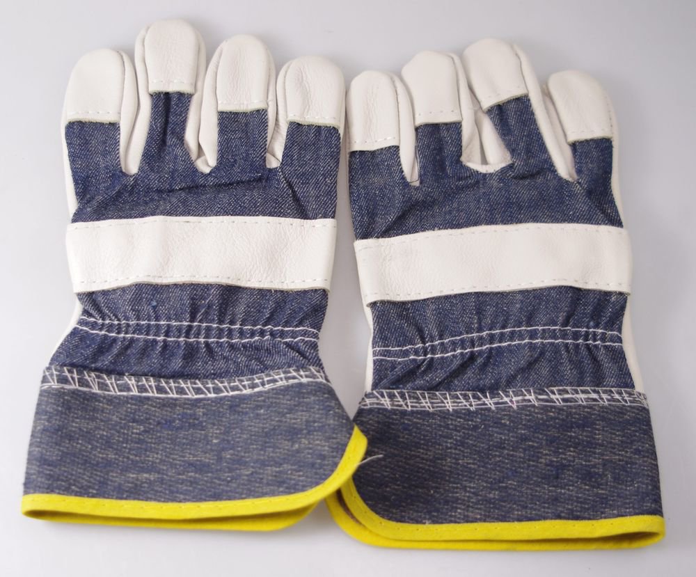 Wear-resisting Brief paragraph leather welding gloves or carriage using 24*13cm