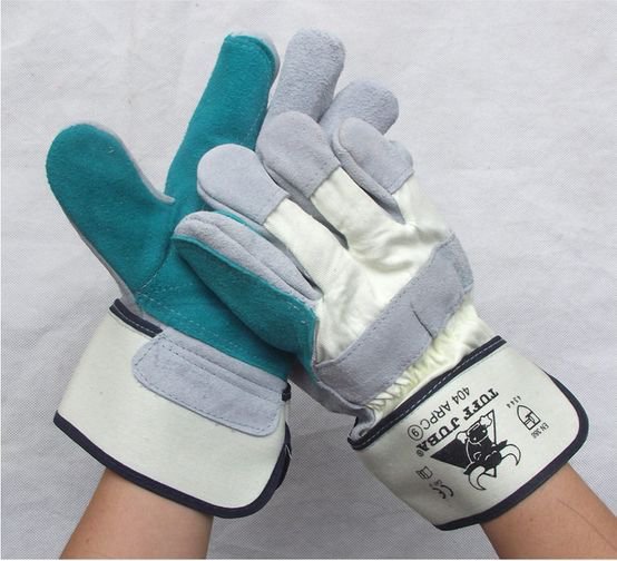 Wear-resisting Brief paragraph leather welding gloves Strengthen