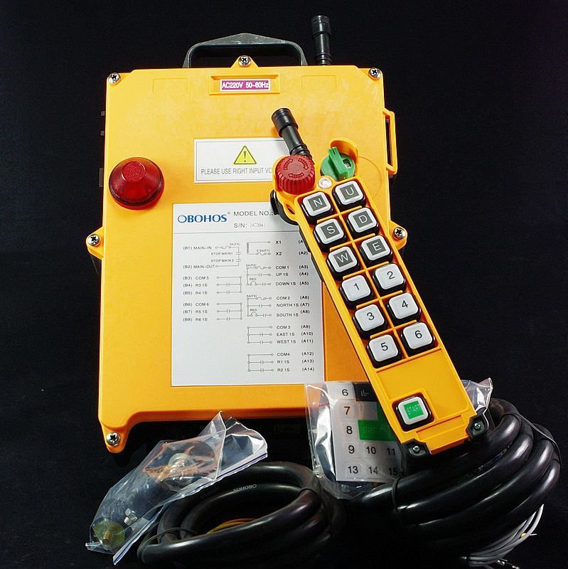 12 Channels Hoist Crane Radio Remote Control System Tell Us The Voltage