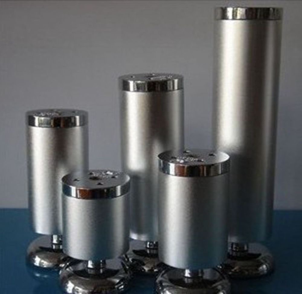 4pcs Set 120mm Metal Furniture Cabinet Legs Adjustable Bed Table Sofa Leg Feet