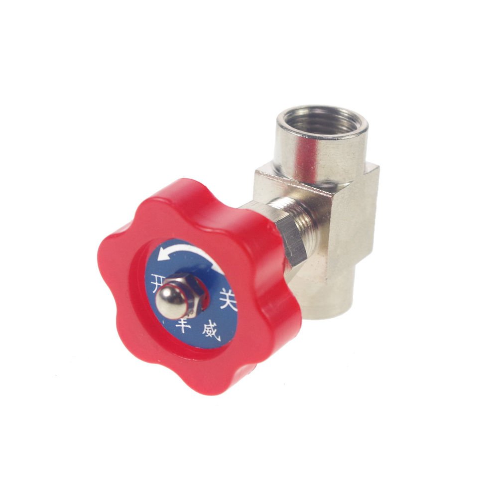 1/4" BSPP Nickel-Plated Brass Threaded Needle Valve