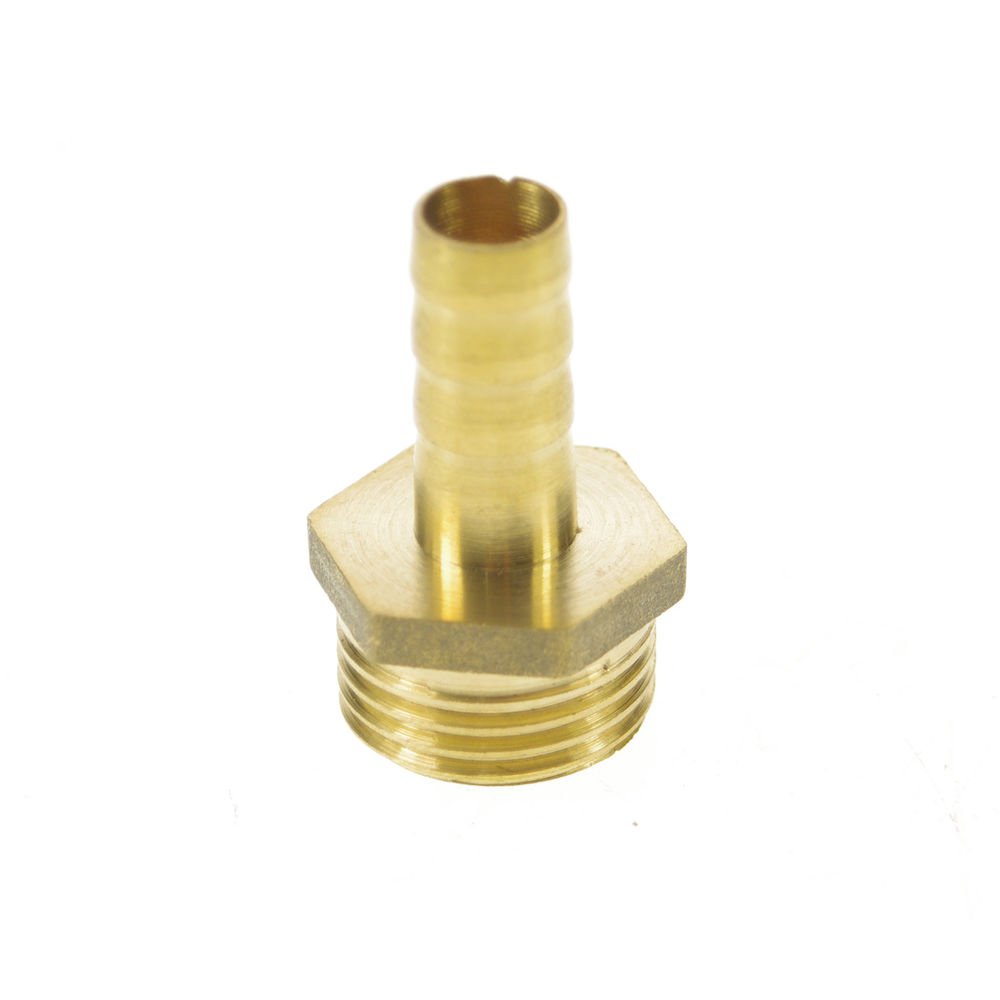 5pcs 1/2" BSPP Connection Male-10mm barbed Hose Brass Adapter Coupler Connector
