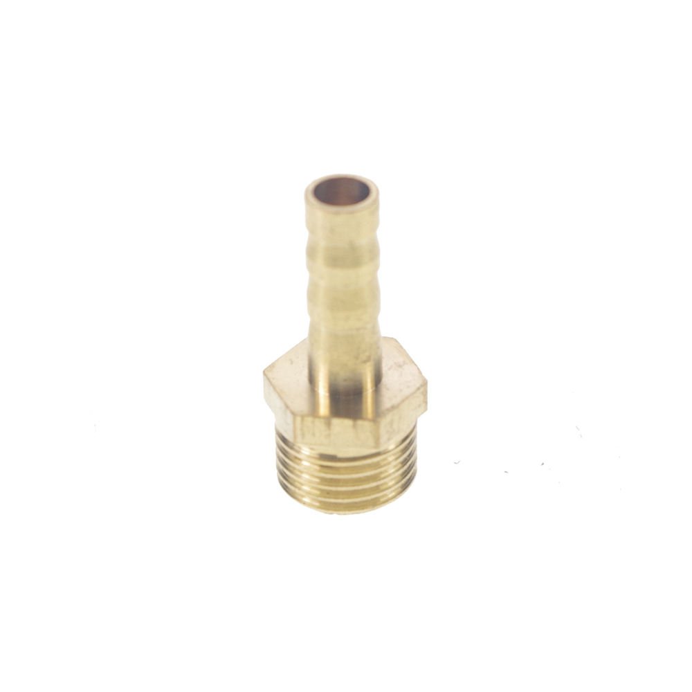 5pcs 1/4" BSPP Connection Male-6mm barbed Hose Brass Adapter Coupler Connector