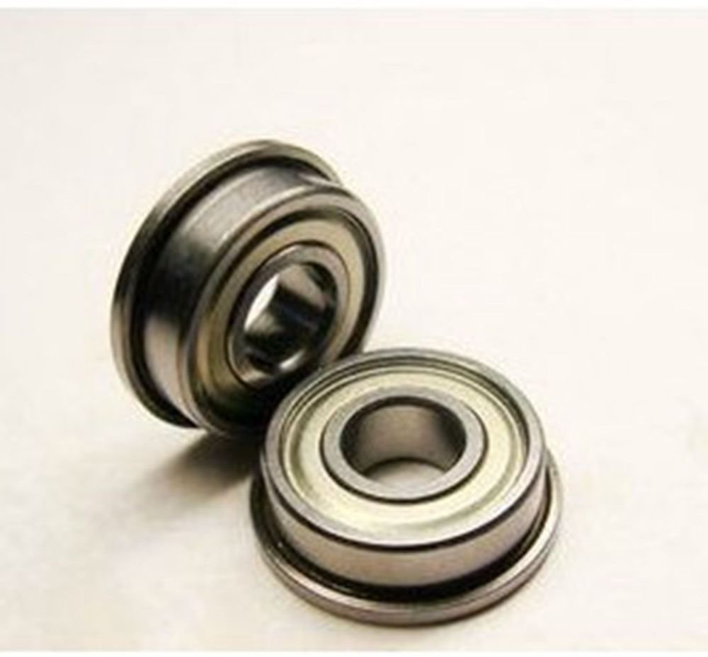(2) 12 x 24 x 6mm SF6901ZZ Stainless Steel Shielded Flanged Model Flange Bearing