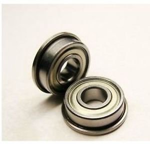 (2) 5 x 11 x 5mm SF685ZZ Stainless Steel Shielded Flanged Model Flange Bearing