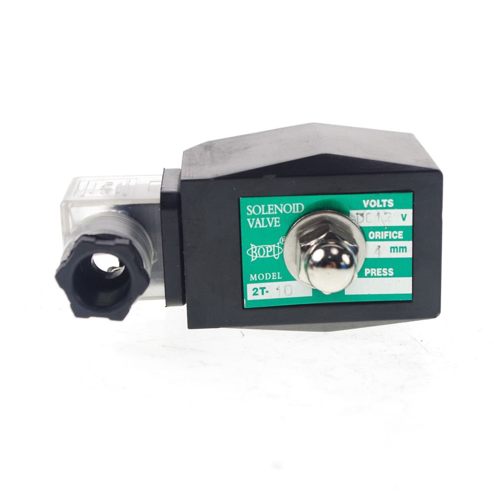 Methane Gas Fuel Propane 2 Ways NC DC12V Solenoid Valve 3/8" BSPP Connection