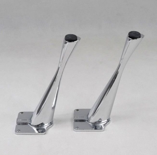 230mm or 170mm Set Metal Furniture Cabinet Tea Table Chair Sofa Leg Feet 4pcs