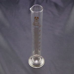 lot8 graduated cylinder measuring 100ml lab glass
