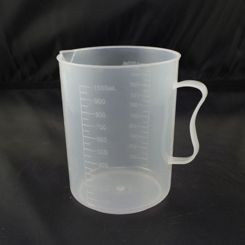 1000ml plastic measuring cup graduated with handle