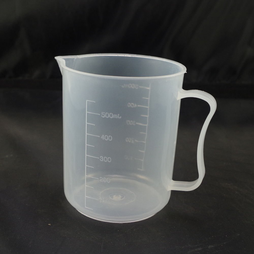 lot2 500ml plastic measuring cup graduated with handle