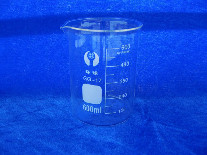 Lot2 Glass Beaker Lab Beaker Low Form 600ml
