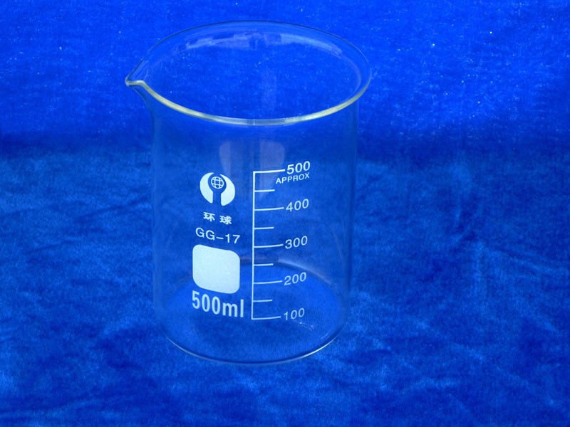 Lot2 Glass Beaker Lab Beaker Low Form 500ml