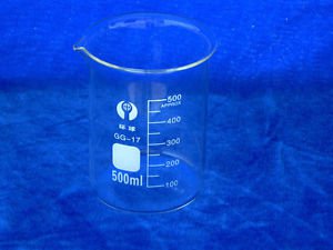 500ml Glass Beaker Lab Beaker Low Form