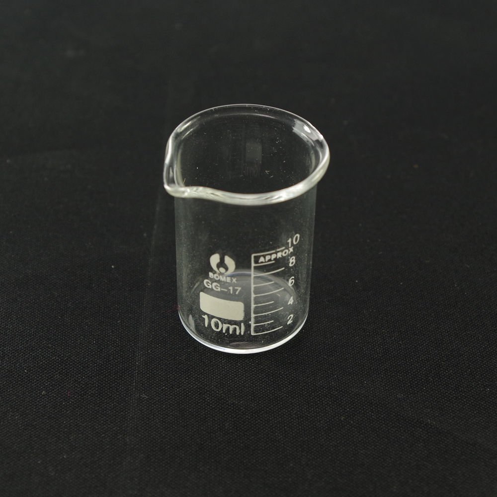 Lot5 Glass Beaker Lab Beaker Low Form 10ml