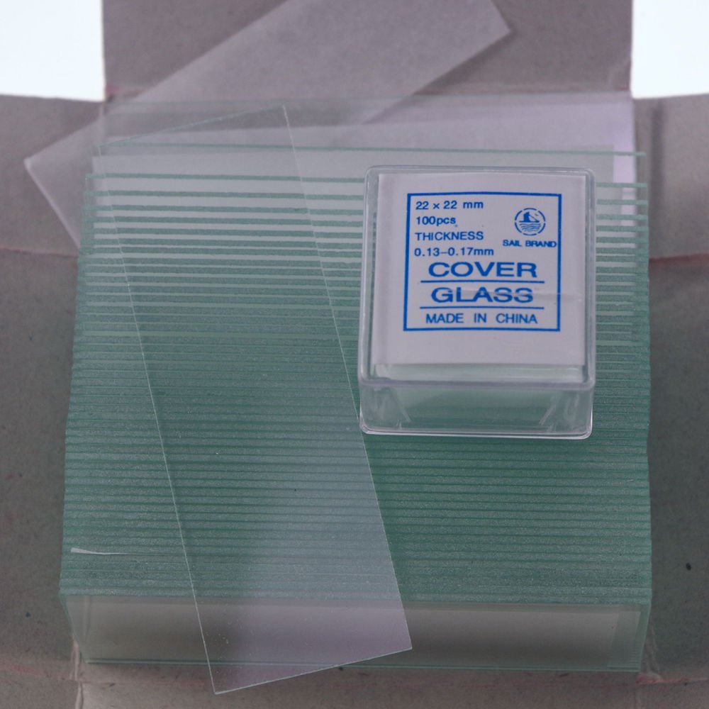 microscope slides 50pcs clear &200pcs 22x22 cover glass slips