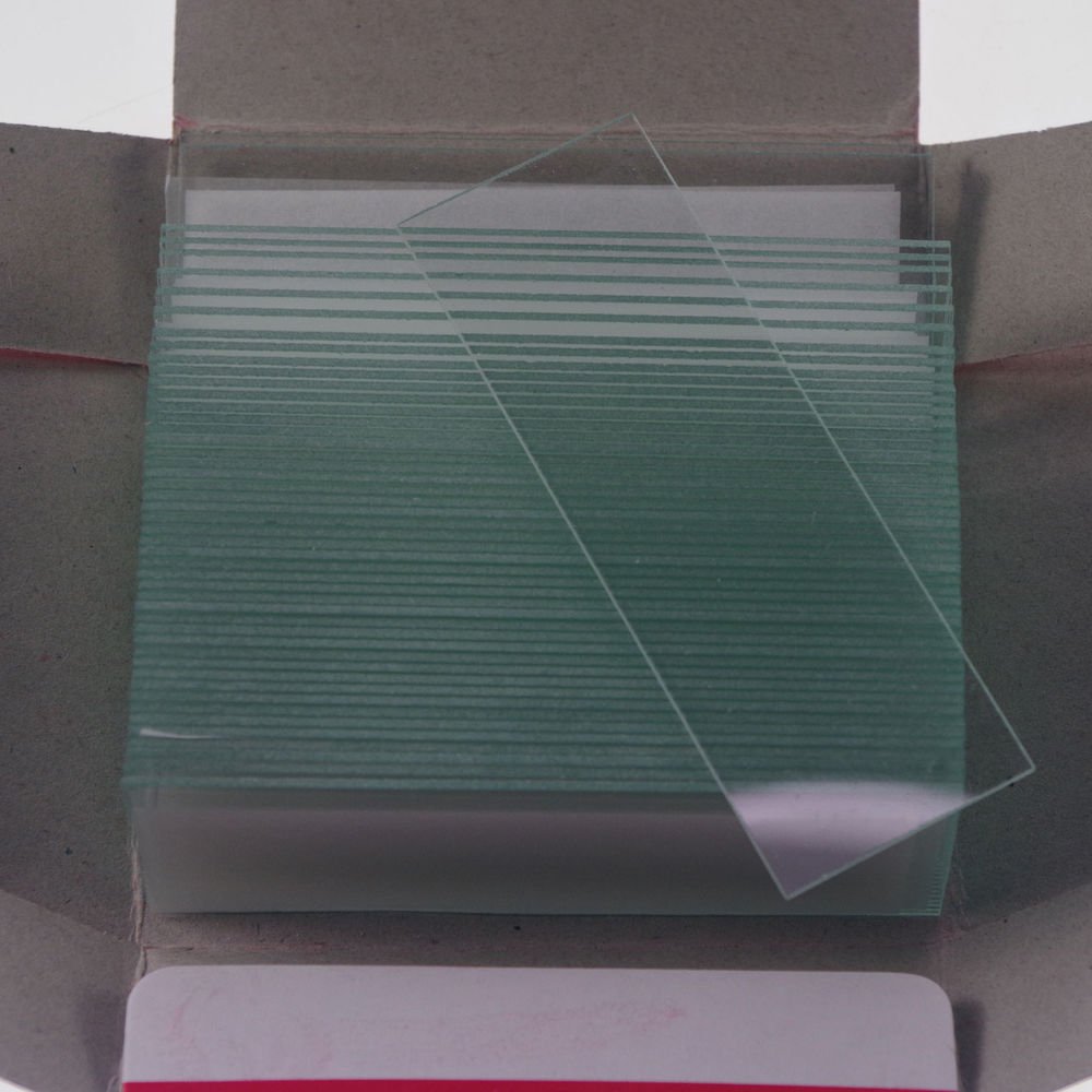 250pcs microscope micro slides glass 25.4mmx76.2mm clear