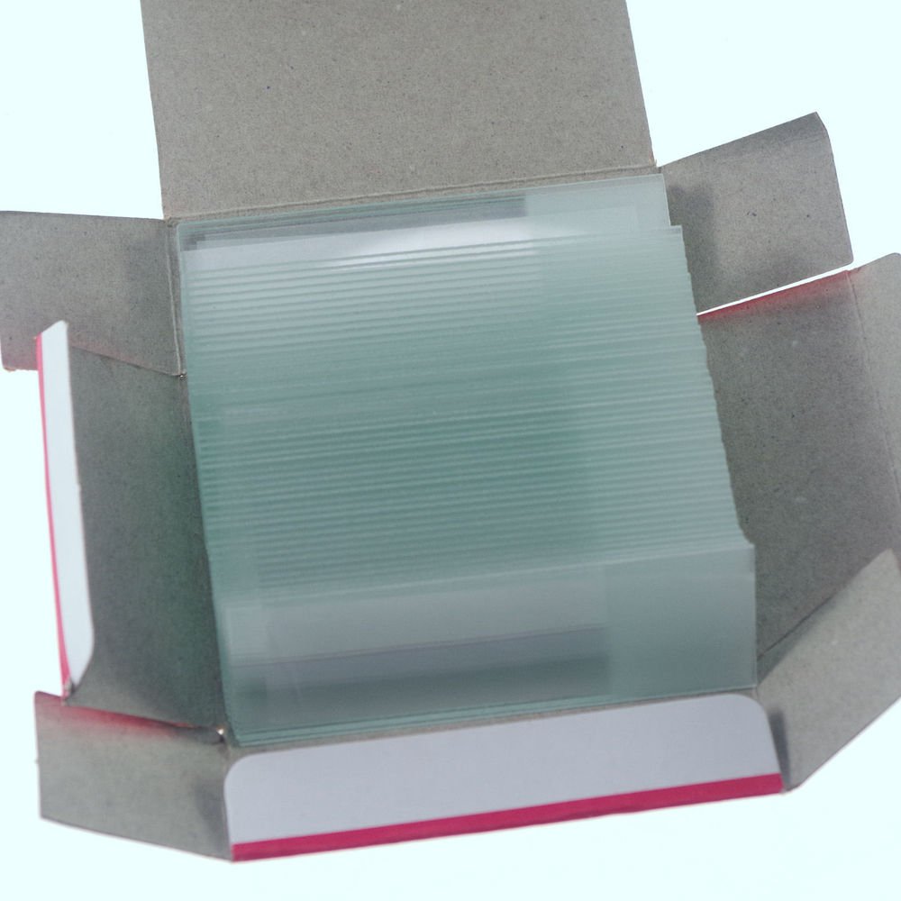 200pcs microscope micro slides glass 25.4mmx76.2mm frosted