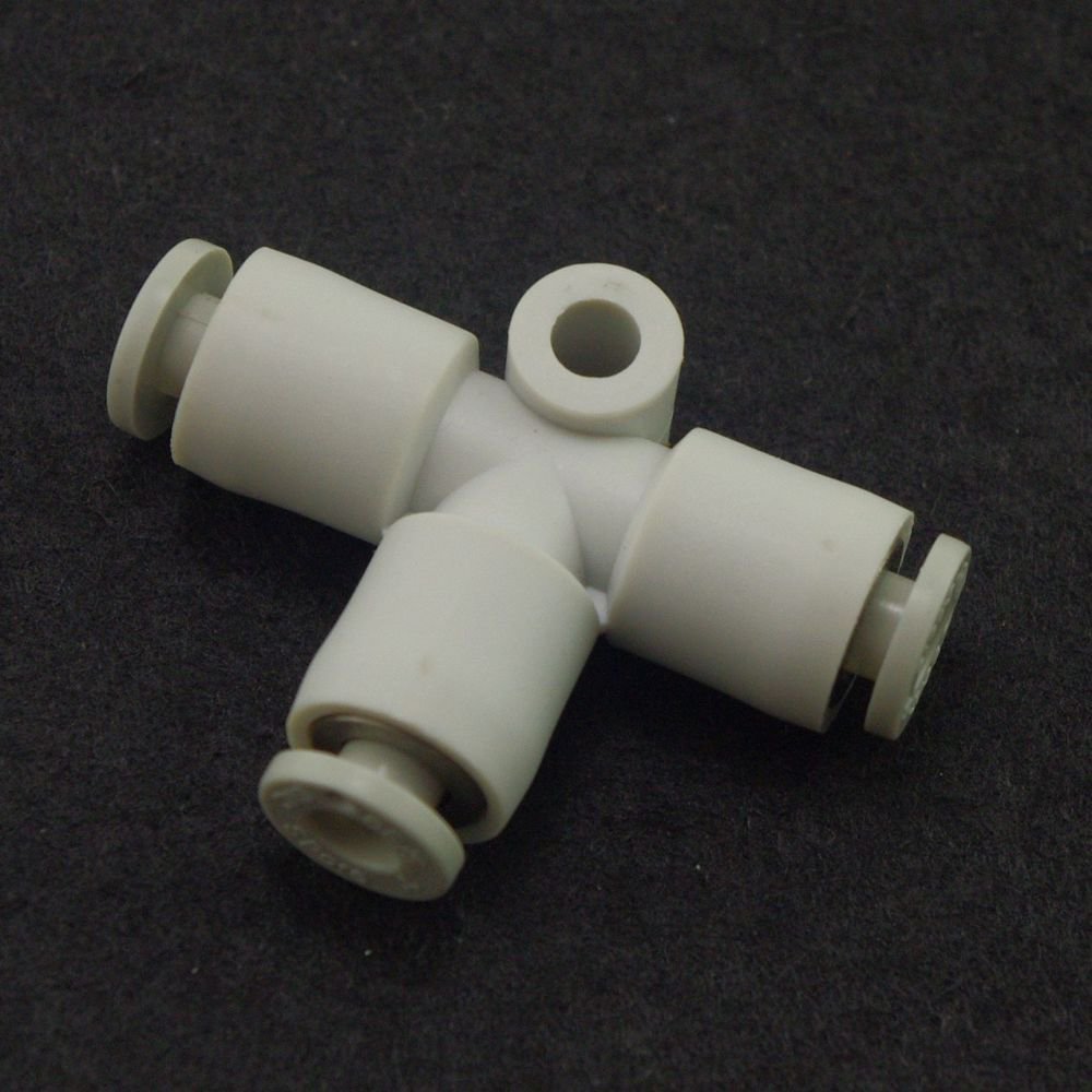 (5) Push In Connectors Union Branch Tee Tube 6mm Replace SMC KQ2T06-00