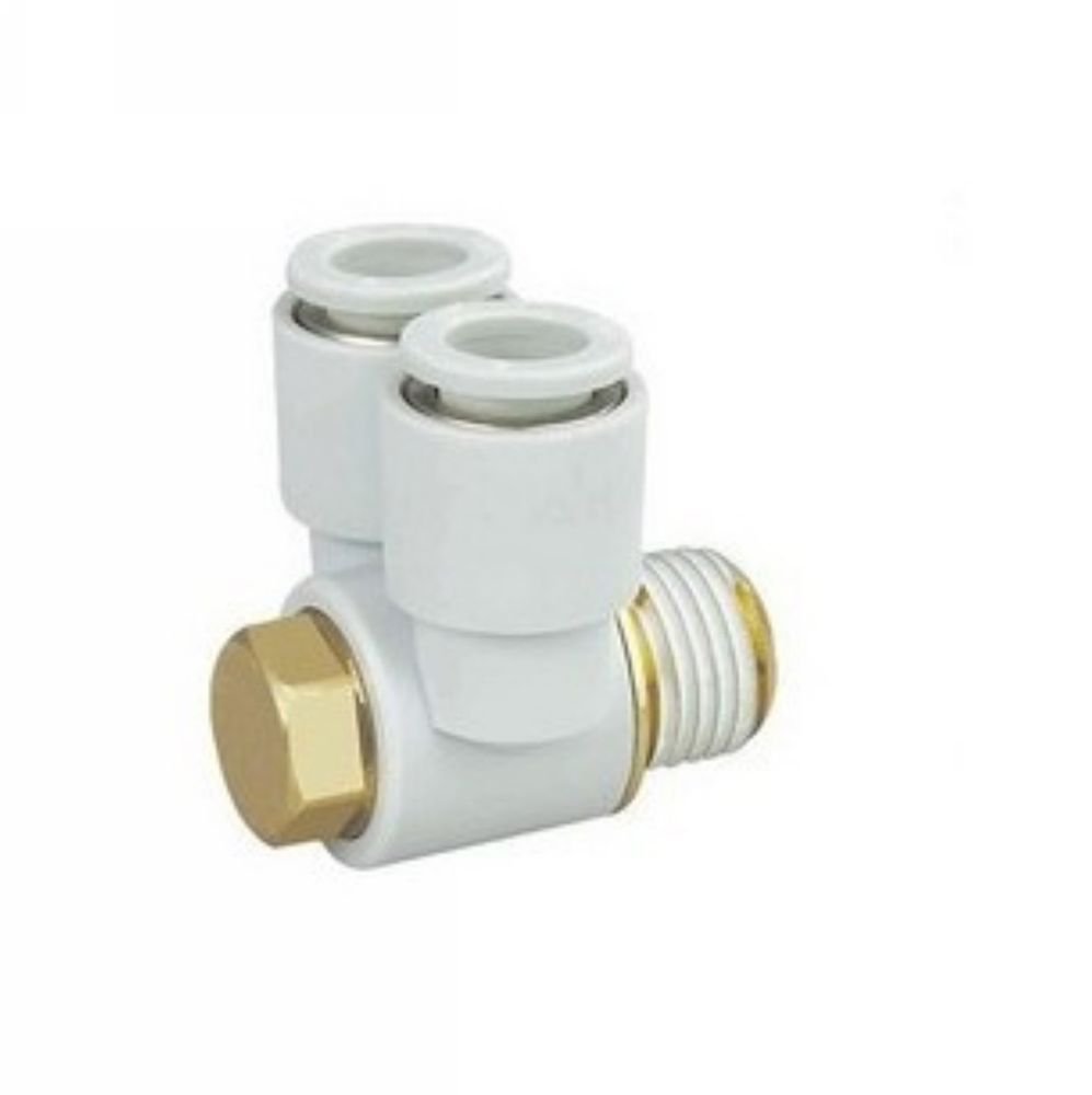 (5) Push In Universal Male Branch Elbow Connector Replace 4mm-M5 SMC KQ2Z04-M5