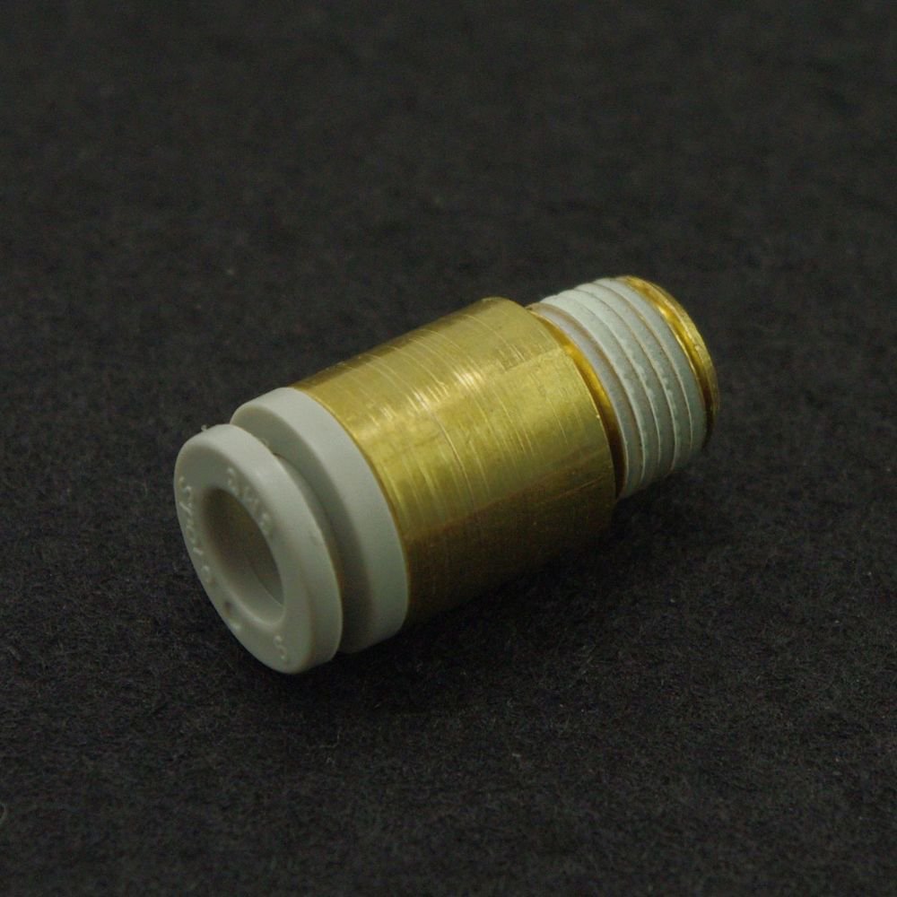 (5) One Touch Hex Socket Male Connector 8mm 1/2" thread Replace SMC KQ2S08-04S
