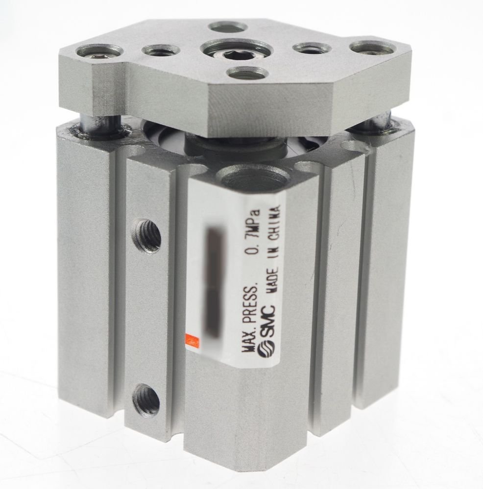 SMC Type CQMB25-5 Compact Cylinder Guide Rod Type Double Acting Through-holes